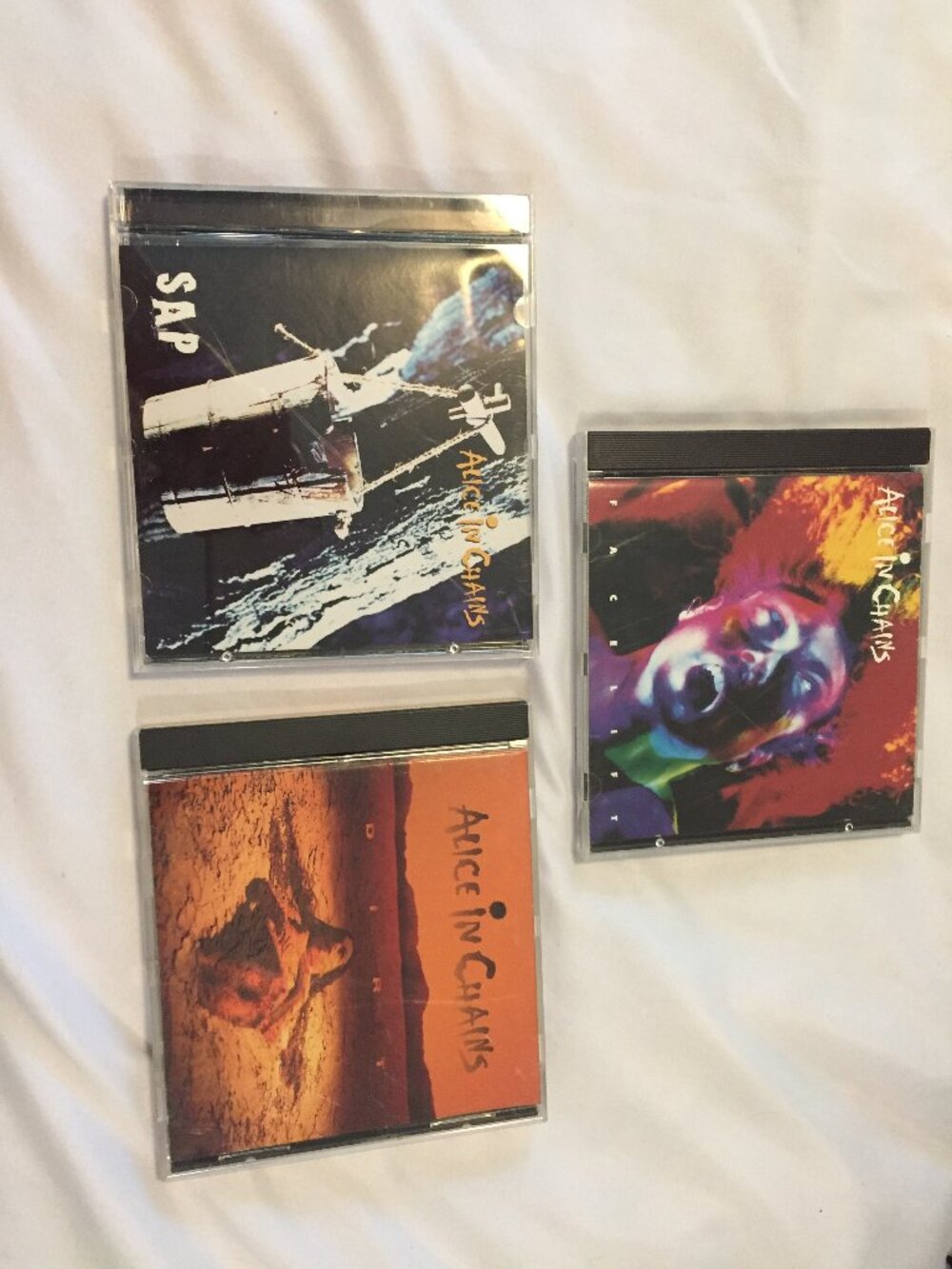 Alice in Chains 3 CD LOT Facelift, Dirt, Sap